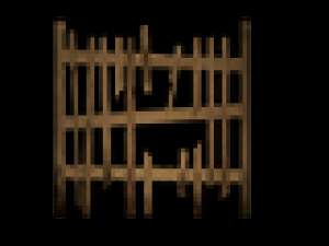 wooden fence pack 3D Model