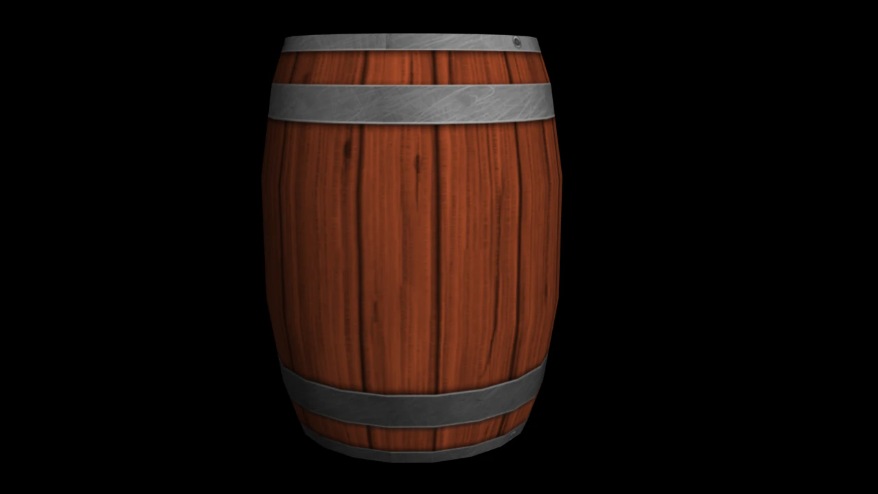 barrel 3D Model .c4d .max .obj .3ds .fbx .stl .blend 