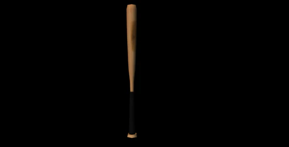 baseball bat 3D Model .c4d .max .obj .3ds .fbx .stl .blend