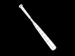 baseball bat 3D 模型