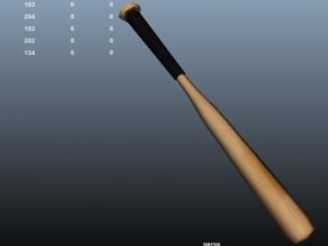 baseball bat 3D 模型