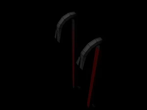 p&eacute; de cabra Modelo 3D