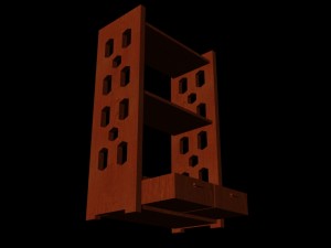 shelf 3Dモデル