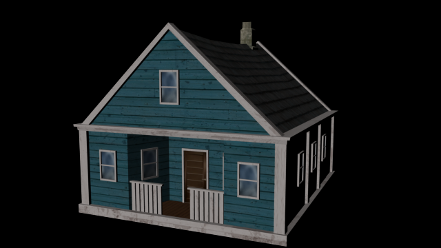 house Model 3D .c4d .max .obj .3ds .fbx .stl .blend