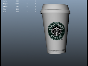 starbucks coffee 3D Model