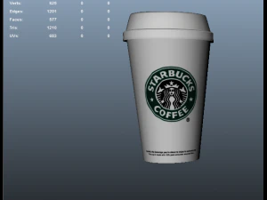 starbucks coffee 3D Model
