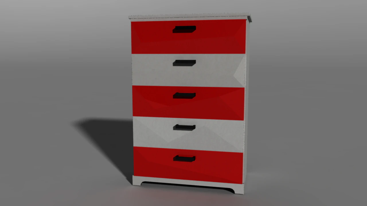 cabinet 3D Model .c4d .max .obj .3ds .fbx .stl .blend