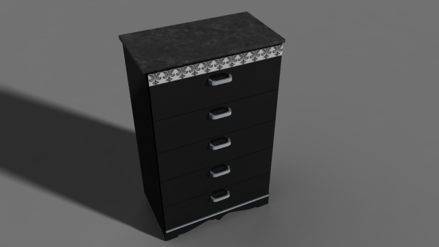 cabinet Model 3D .c4d .max .obj .3ds .fbx .stl .blend 