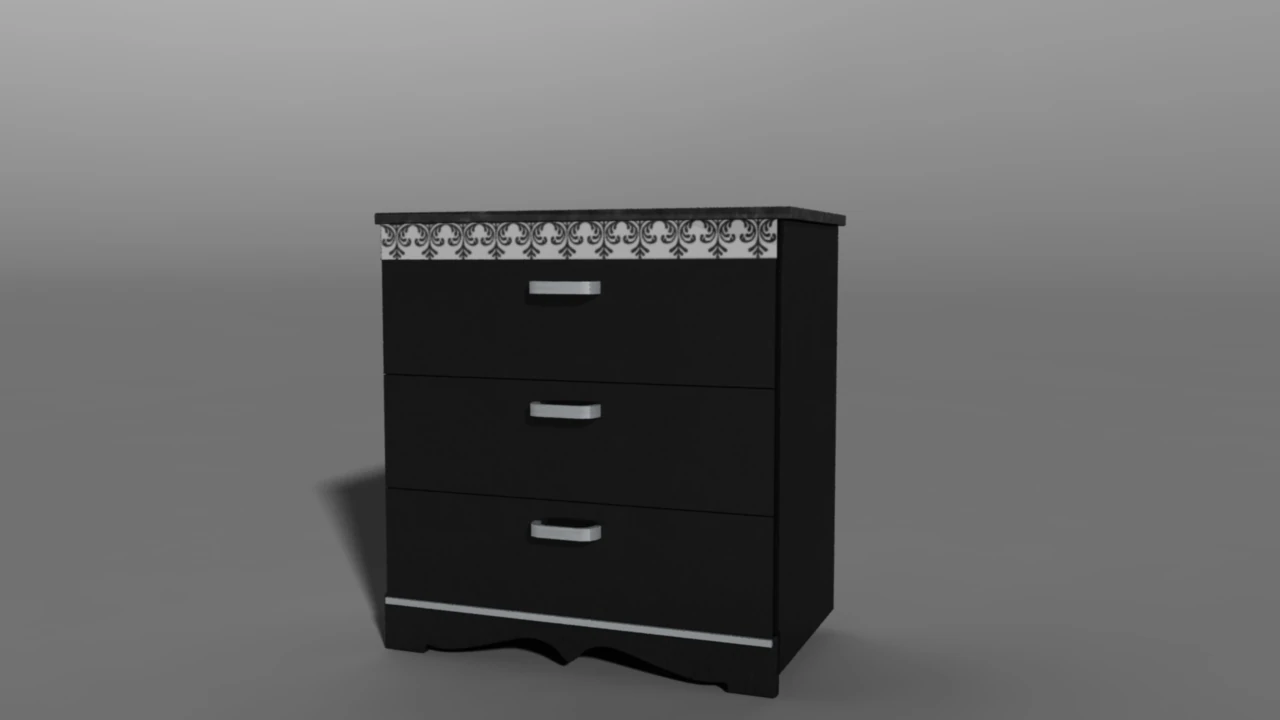 cabinet 3D Model .c4d .max .obj .3ds .fbx .stl .blend