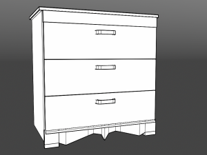 cabinet Modello 3D