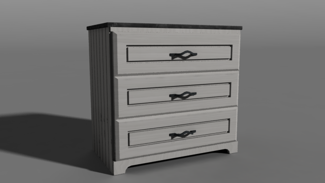 cabinet Modelo 3D .c4d .max .obj .3ds .fbx .stl .blend 