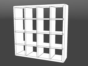 mueble salon Modelo 3D