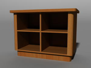 shelf Modèle 3D