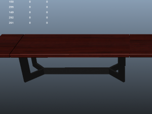 table Modèle 3D