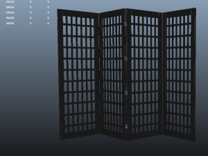 room divider Modelo 3D