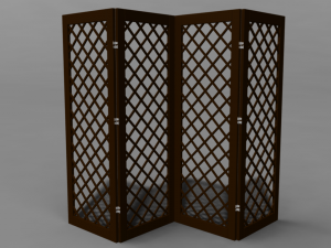 room divider Model 3D