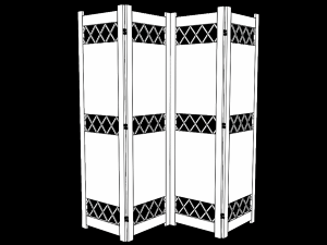 room divider 3D 모델