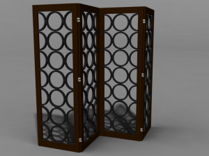 room divider Model 3D