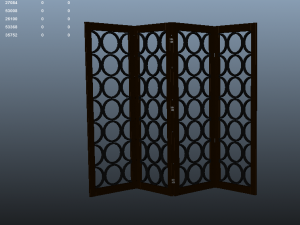 room divider Model 3D
