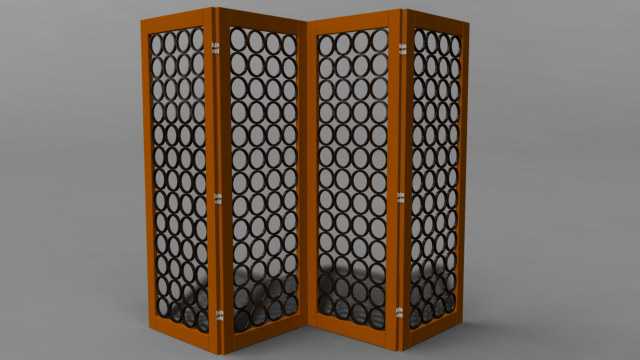 room divider 3D 모델 .c4d .max .obj .3ds .fbx .stl .blend 