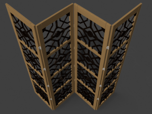 room divider Modèle 3D