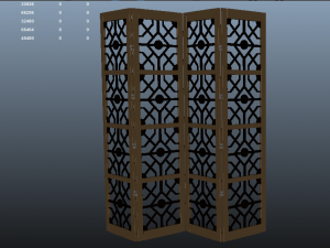 room divider Modèle 3D