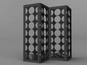 房间隔板 3D 模型