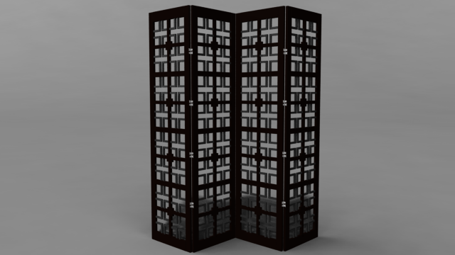 room divider 3D 모델 .c4d .max .obj .3ds .fbx .stl .blend