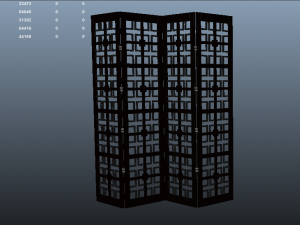 room divider 3D 모델