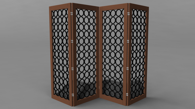 room divider 3D 모델 .c4d .max .obj .3ds .fbx .stl .blend