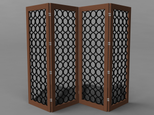 room divider Model 3D