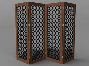 pembatas ruangan Model 3D