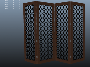 room divider 3D 모델