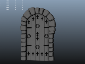 door Model 3D