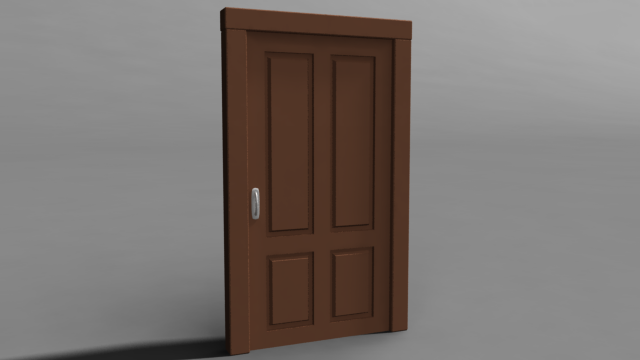door Modelo 3D .c4d .max .obj .3ds .fbx .stl .blend