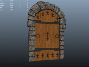 porta Modello 3D
