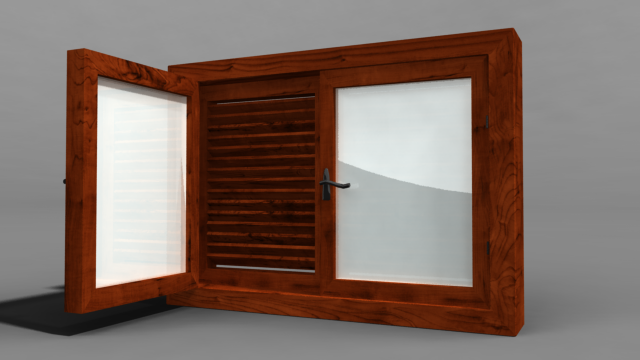 window 3D मॉडल .c4d .max .obj .3ds .fbx .stl .blend 