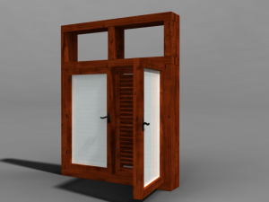 window 3Dモデル