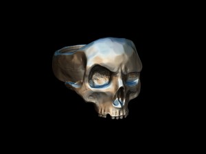 realistic skull ring 3d print model 3D Print Model