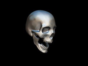 realistic skull pendant 3D Print Model