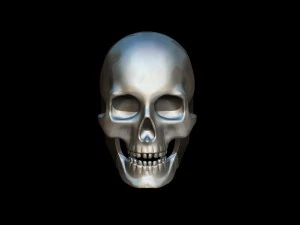 realistic skull pendant 3D Print Model