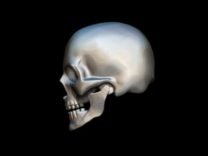 realistic skull pendant 3D-printmodel