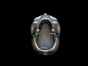 realistic skull pendant 3D-printmodel