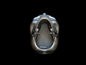 realistic skull pendant 3D Print Model