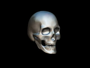 realistic skull pendant 3D Print Model