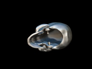 realistic skull pendant 3D-printmodel