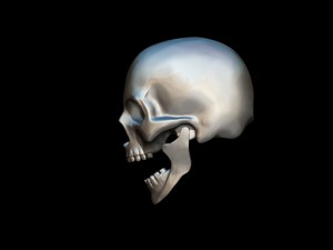 realistic skull pendant 3D-printmodel
