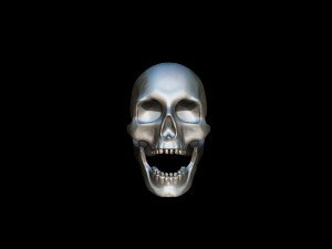 realistic skull pendant 3D-printmodel