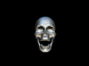 realistic skull pendant 3D Print Model