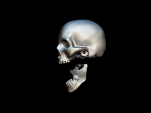 realistic skull pendant 3D-printmodel